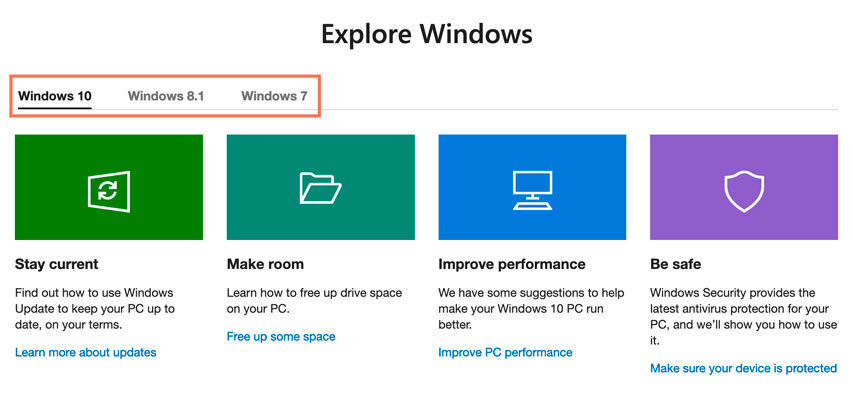 finding Windows help for 10, 8.1, and 7 finding Windows help for 10, 8.1, and 7