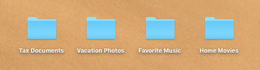 screenshot of various folders in macOS screenshot of various folders in macOS