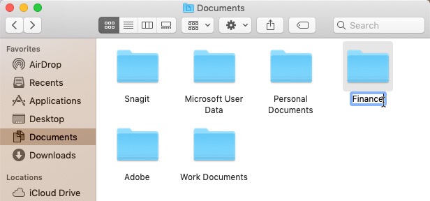 screenshot of naming a new folder screenshot of naming a new folder
