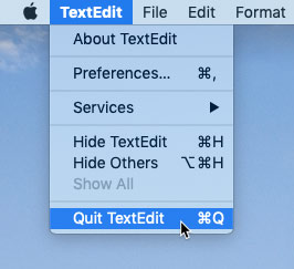 screenshot of an application's menu screenshot of an application's menu