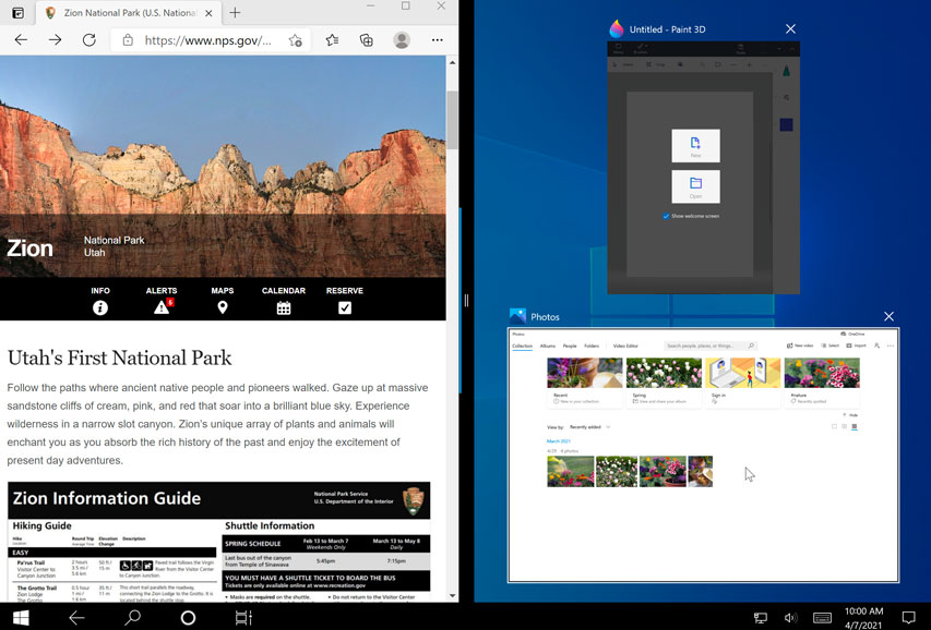 choosing another window to snap choosing another window to snap