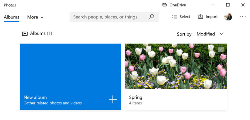 Photos app in Windows 10 Photos app in Windows 10