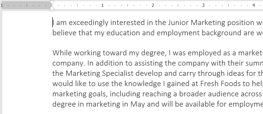 insertion point at the beginning of a paragraph insertion point at the beginning of a paragraph