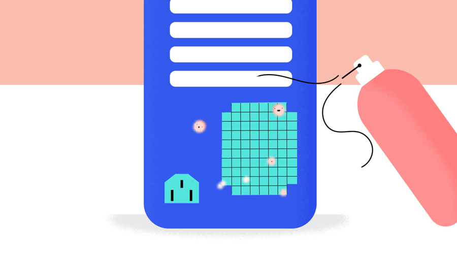 cleaning with a can of compressed air cleaning with a can of compressed air