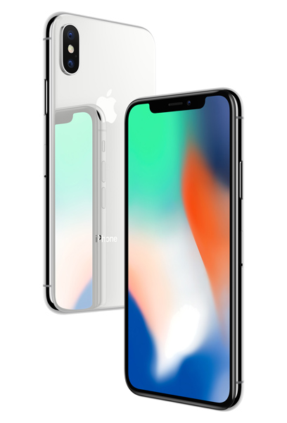 iPhone X front and back iPhone X front and back