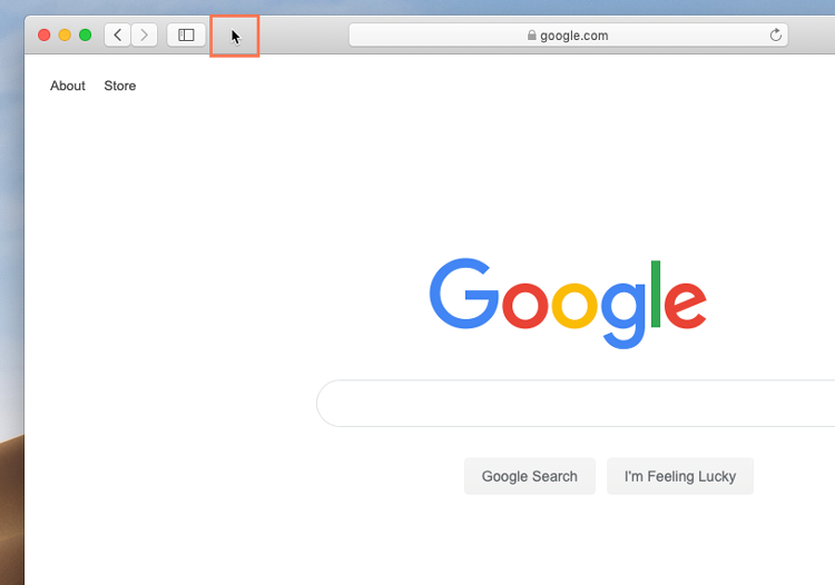 screenshot of moving a window in macOS screenshot of moving a window in macOS