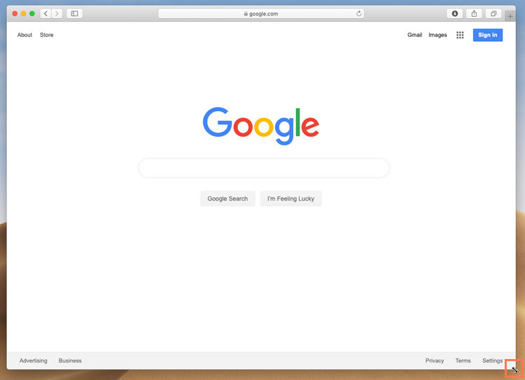 screenshot of a window being resized in macOS screenshot of a window being resized in macOS