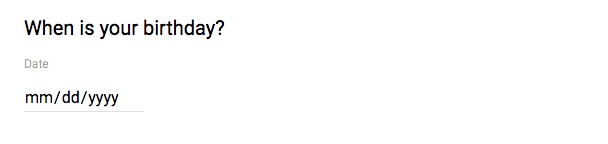 time or date example time or date example