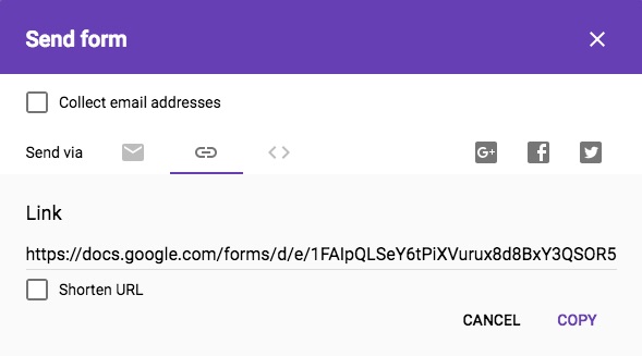 sharing with a link sharing with a link