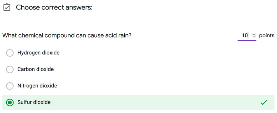 setting a question to be worth 10 points setting a question to be worth 10 points