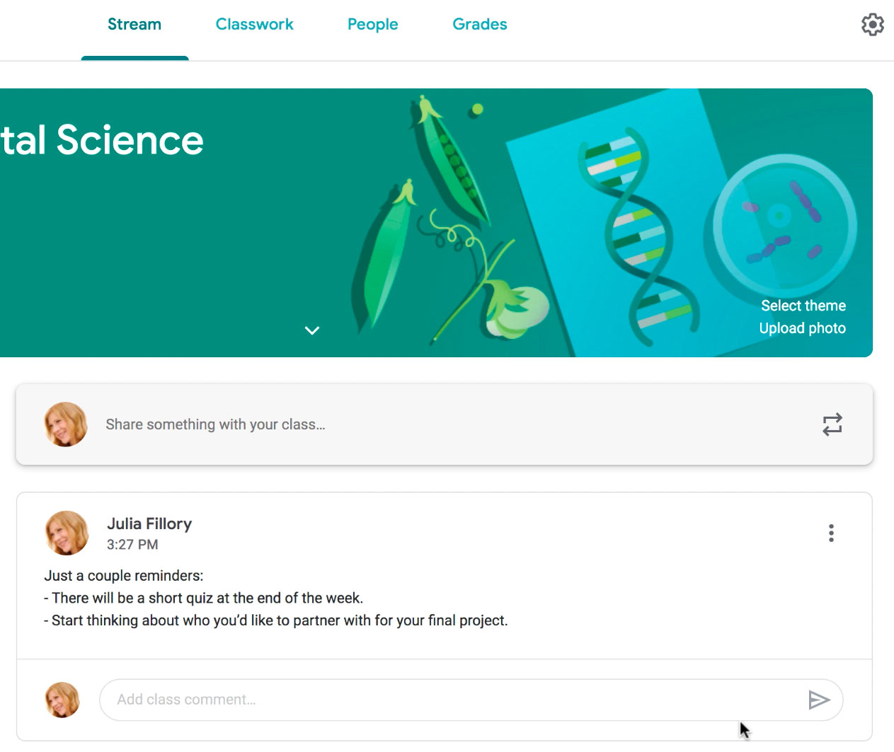 viewing the posted message viewing the posted message