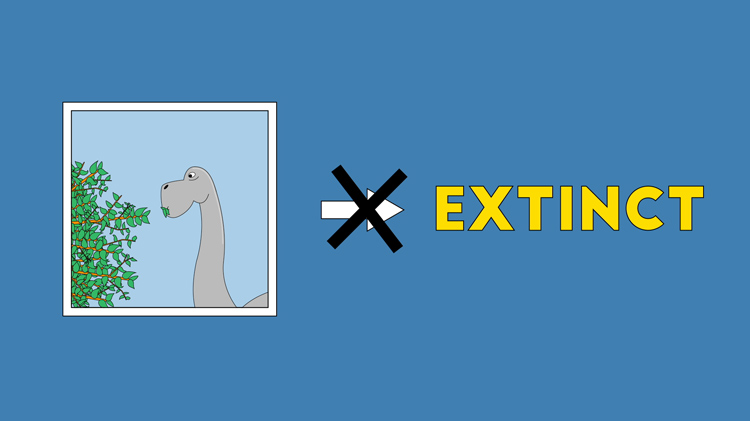 illustration showing that extinction was not caused by some dinosaurs being vegetarians illustration showing that extinction was not caused by some dinosaurs being vegetarians