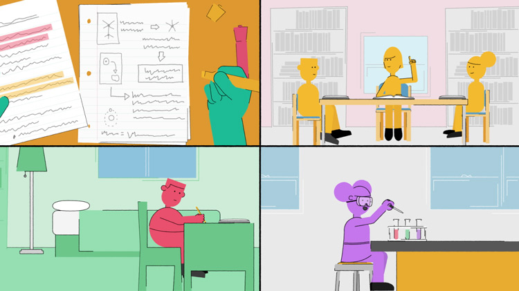 illustration of the four different learning styles illustration of the four different learning styles