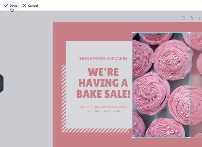 screenshot of cropped photo with "Done" on the menu bar screenshot of cropped photo with "Done" on the menu bar