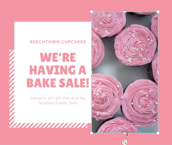 screenshot of resized cupcakes photo screenshot of resized cupcakes photo