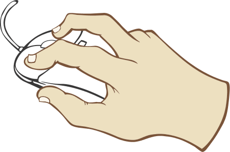 Computer mouse hand technique Computer mouse hand technique