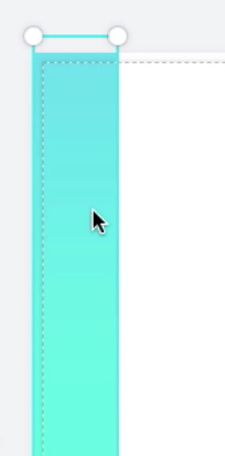 screenshot of dotted line after moving gradient screenshot of dotted line after moving gradient