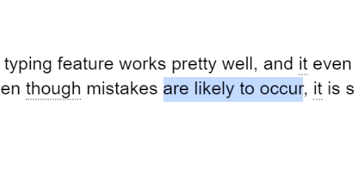 select are likely to occur select are likely to occur