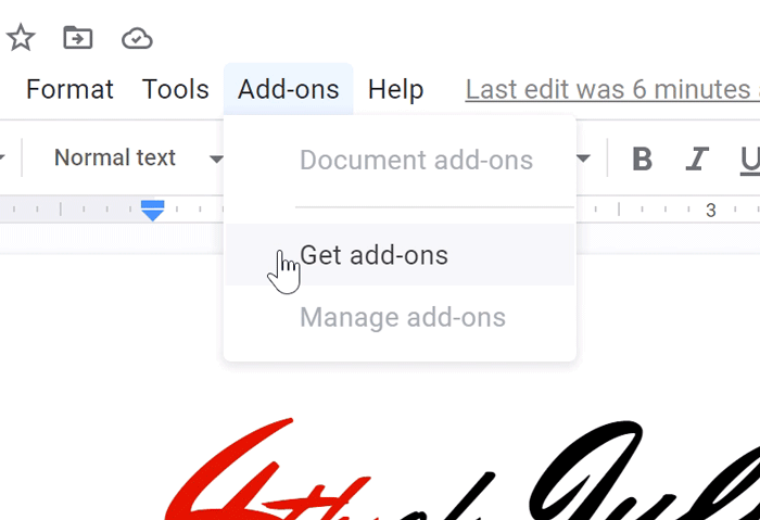 clicking get addons clicking get addons