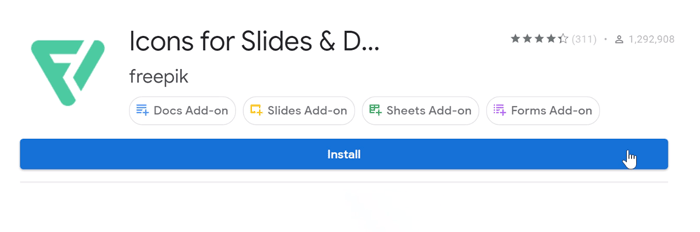 clicking install clicking install