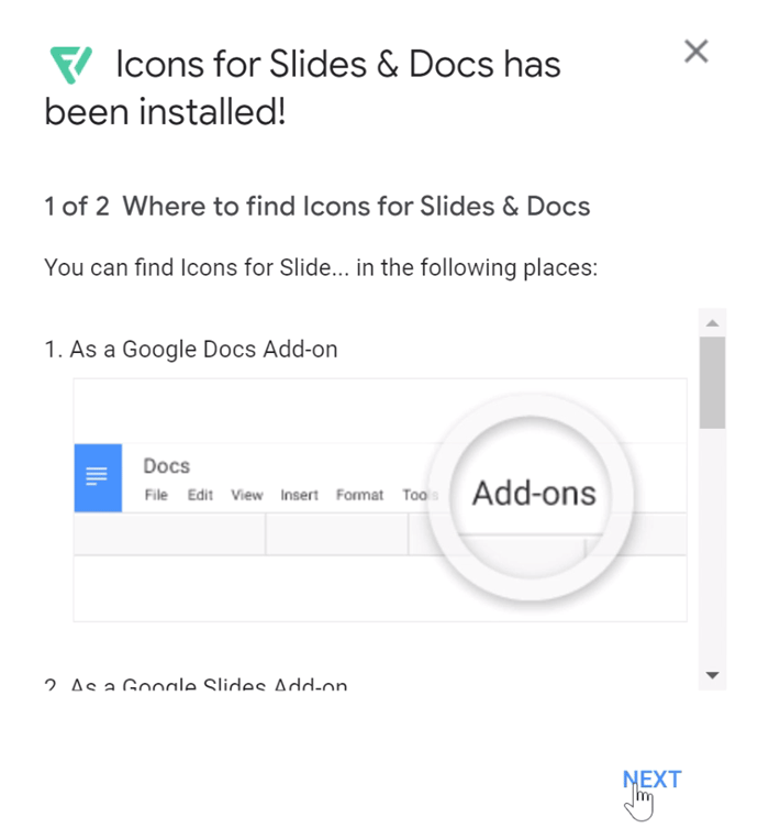 clicking next clicking next