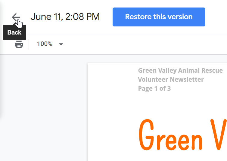 clicking back clicking back