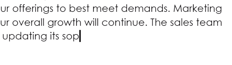 typing sop typing sop