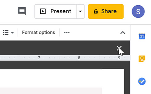 closing out of the window