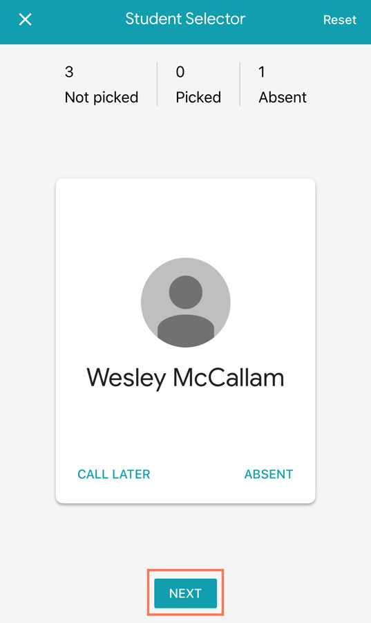 tapping the Next button tapping the Next button