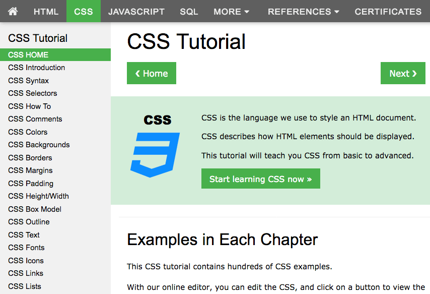 w3schools CSS tutorial w3schools CSS tutorial