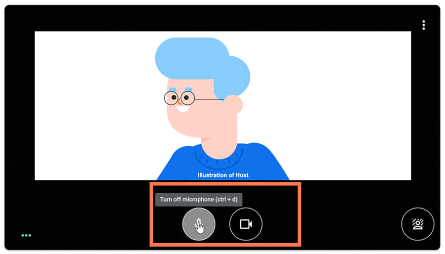 microphone and video camera icons