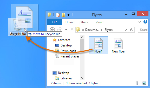 Screenshot of Windows 8